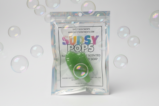 Sudsy Pops™ | Rainbow Sherbet-Scented | Popsicle-Shaped Soap