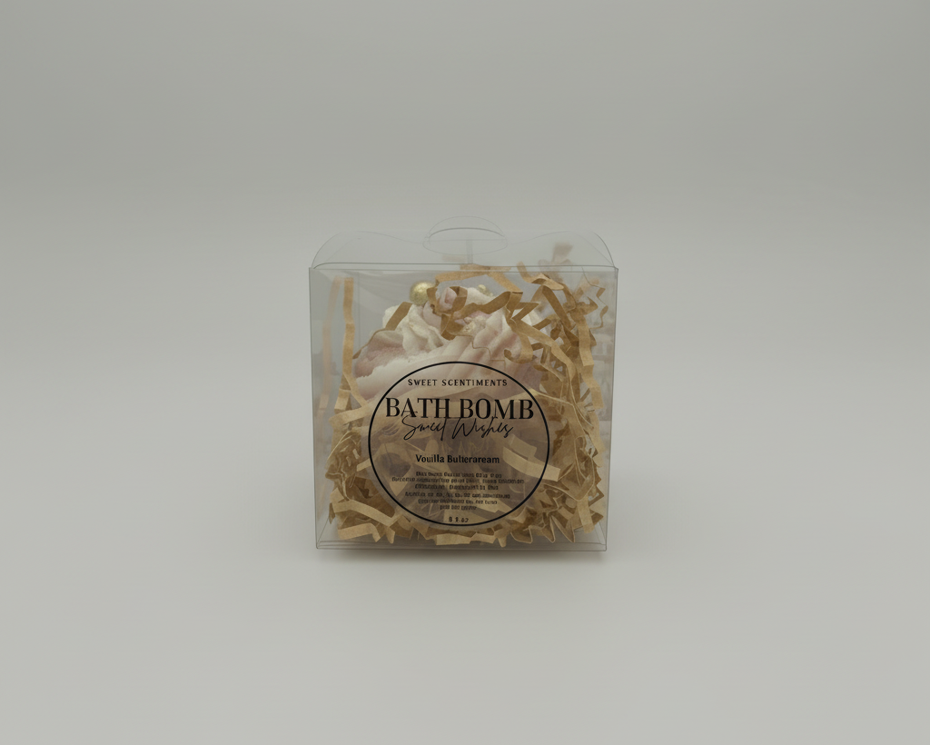 Sweet Wishes™ | Vanilla Buttercream | Cupcake Bath Bomb