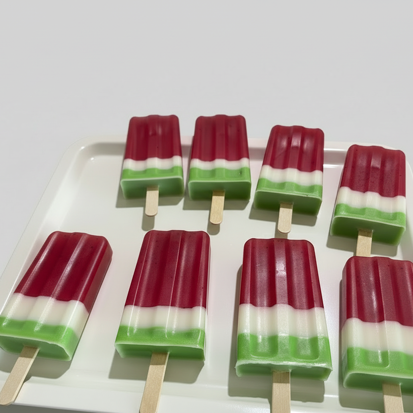Sweet + Juicy Watermelon Popsicle Soap | Handmade Fruit Soap
