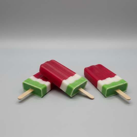 Sweet + Juicy Watermelon Popsicle Soap | Handmade Fruit Soap