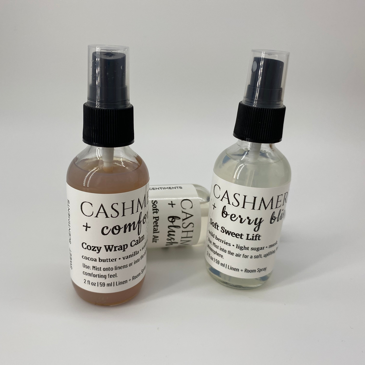 The Cashmere Trilogy | Gift Set | All Occasion Room + Linen Spray Set