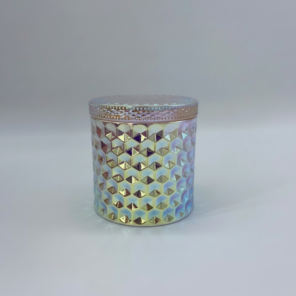 Cashmere + Rose Quartz Prism Candle | Blush Prism Soy Wax Candle