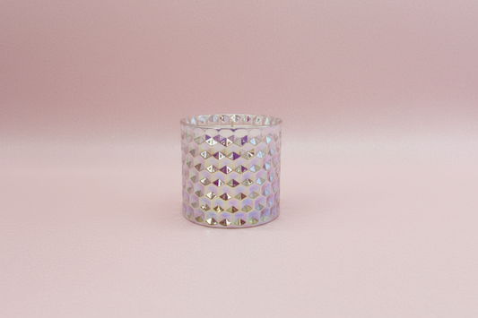 Cashmere + Rose Quartz Prism Candle | Blush Prism Soy Wax Candle