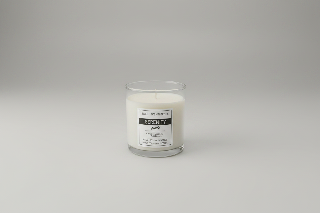 Serenity Suite | Clean Citrus + Spa | Soy Wax Candle