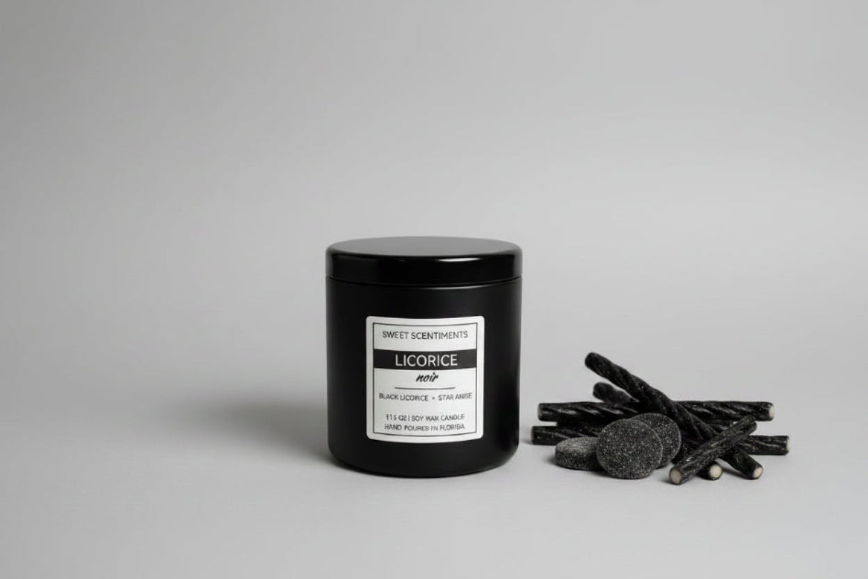 Licorice Noir | Black Licorice + Anise | Soy Wax Candle