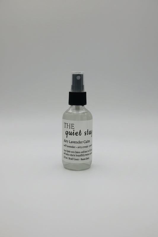 The Quiet Stay | Airy Lavender Calm | Room + Linen Spray
