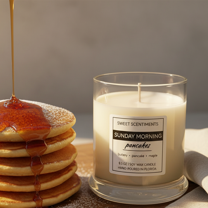 Sunday Mornings | Breakfast Candle Gift Set | 2 Soy Wax Candle Duo