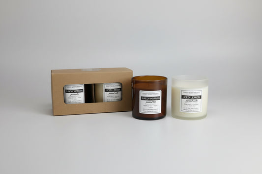 Sunday Mornings | Breakfast Candle Gift Set | 2 Soy Wax Candle Duo