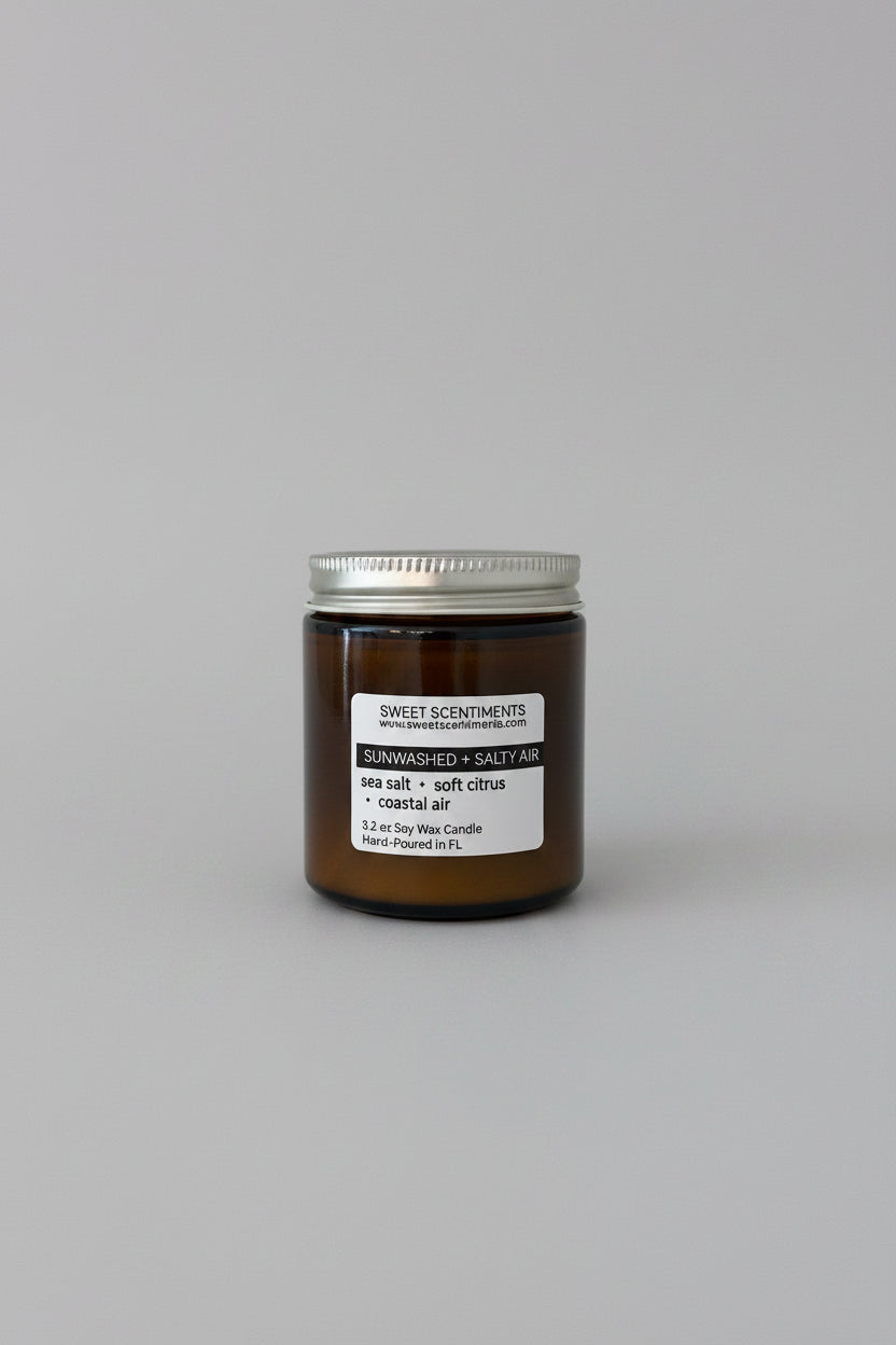 Sunwashed + Salty Air | Coastal Soy Wax Candle