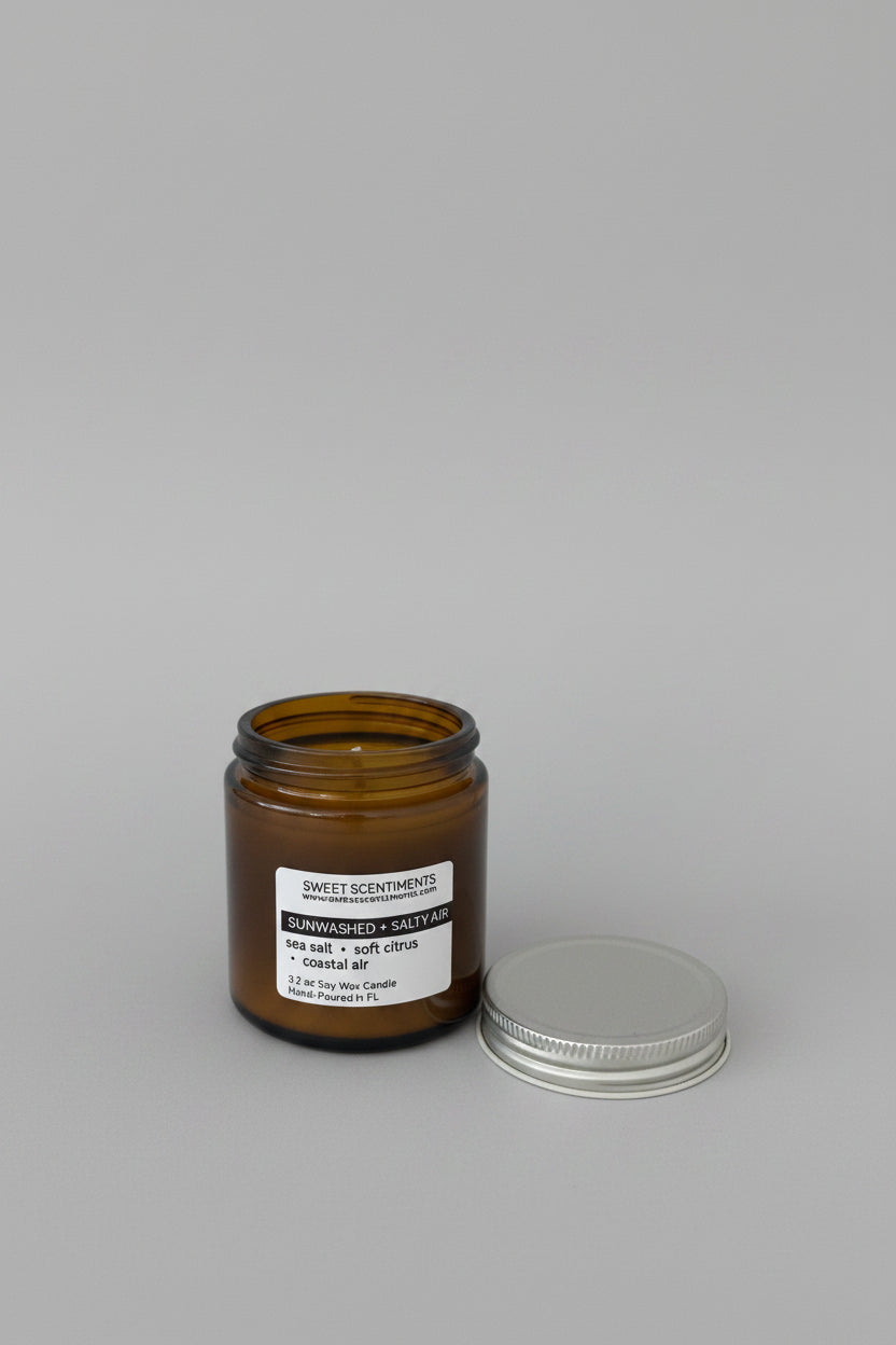 Sunwashed + Salty Air | Coastal Soy Wax Candle
