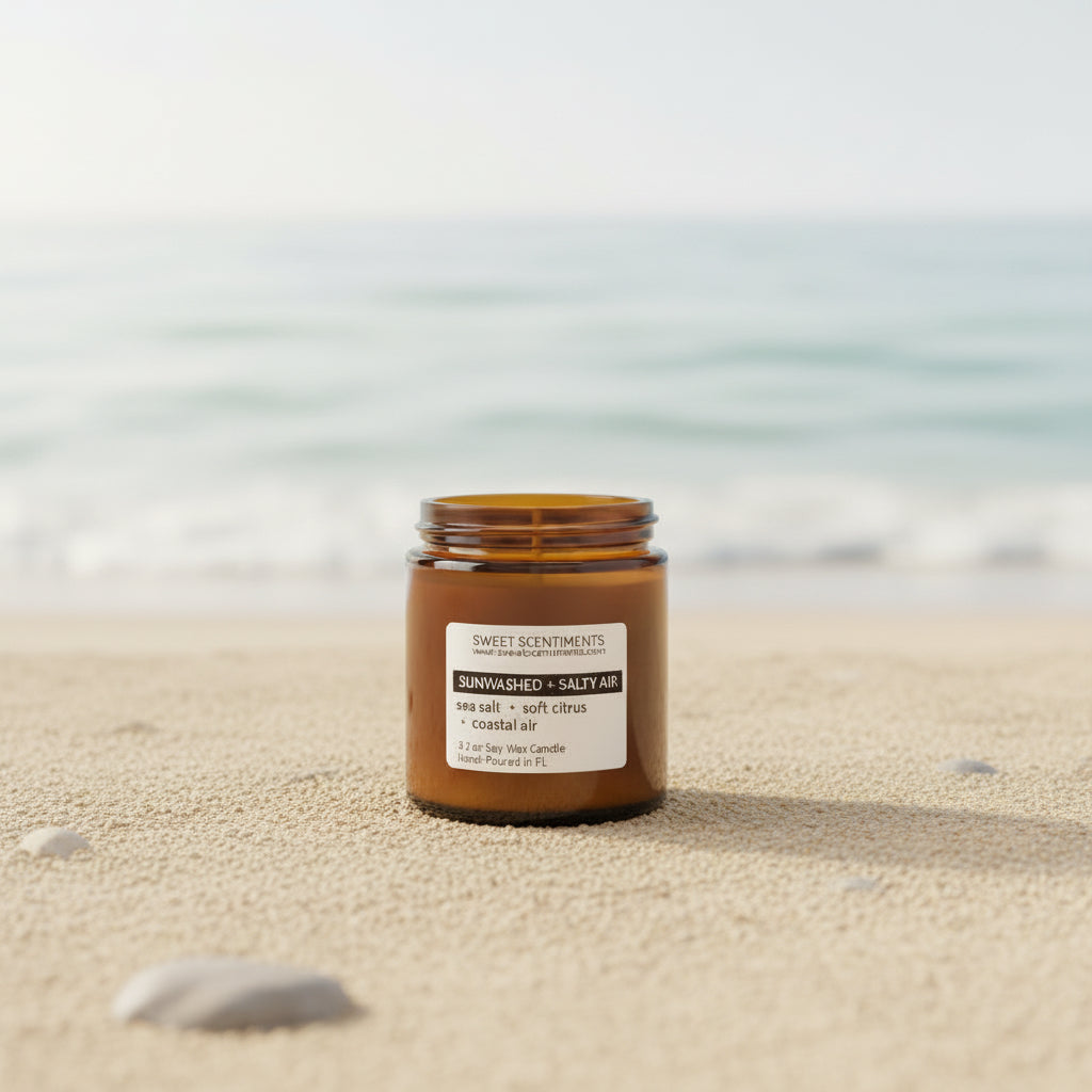 Sunwashed + Salty Air | Coastal Soy Wax Candle