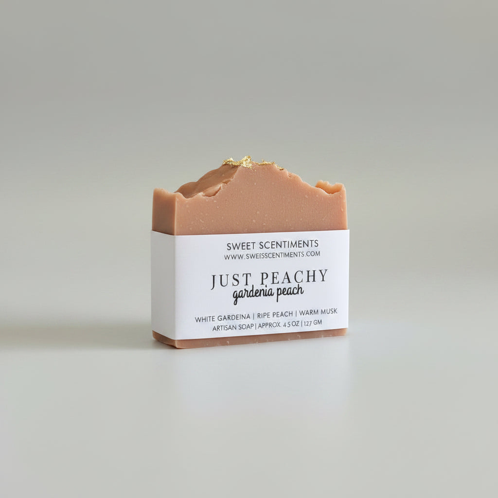 Just Peachy | Gardenia Peach Artisan Soap