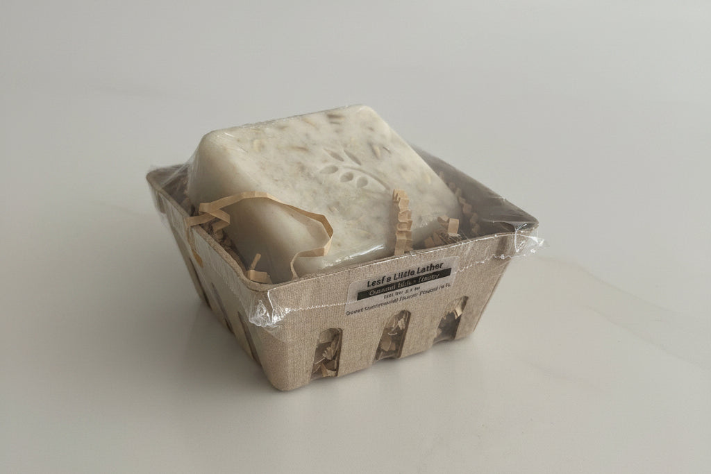 Leaf a Little Lather | Oatmeal Milk + Honey Soap