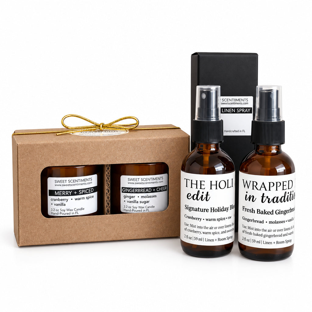 Merry + Spiced & Gingerbread + Cheer | Exclusive Holiday Candle Gift Set