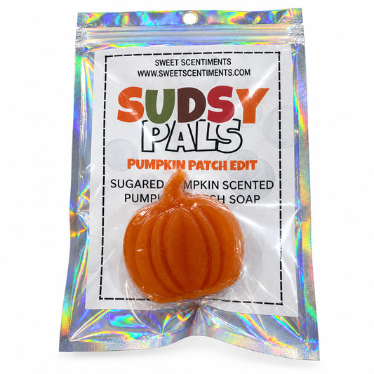 Sudsy Pals™ Pumpkin Patch Edit | Pumpkin Sugar | Pumpkin-Shaped Soap