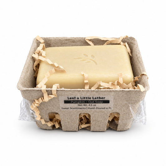 Leaf a Little Lather | Pumpkin + Oat Soap | Limited Edition |