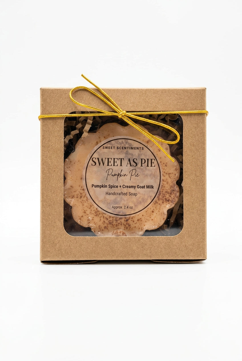 Sweet Sudsy Pie | Pumpkin Pie Handcrafted Soap