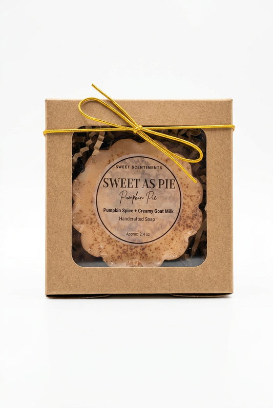 Sweet Sudsy Pie | Pumpkin Pie Handcrafted Soap