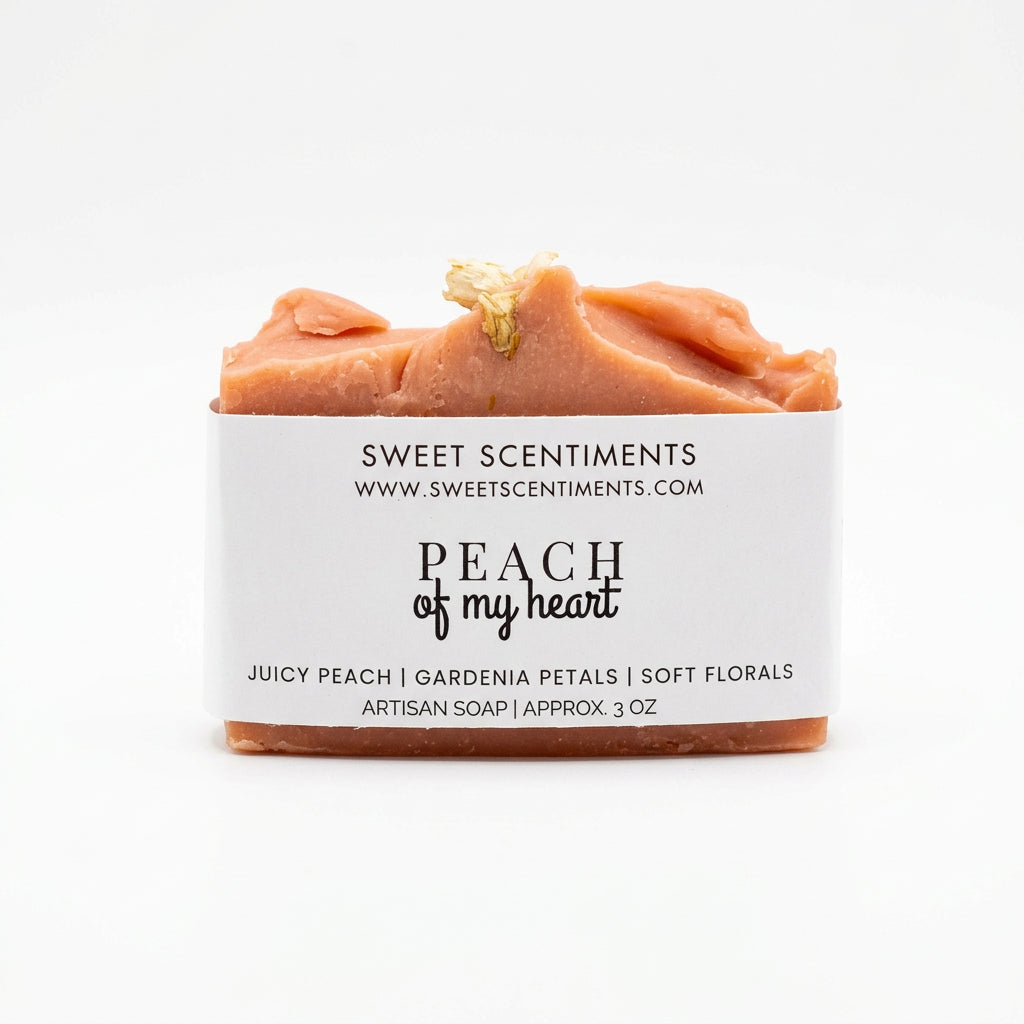 Peach of My Heart | Artisan Soap + Care Gift Basket