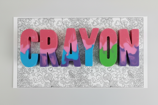 Color Your ABCs – Letter Crayons