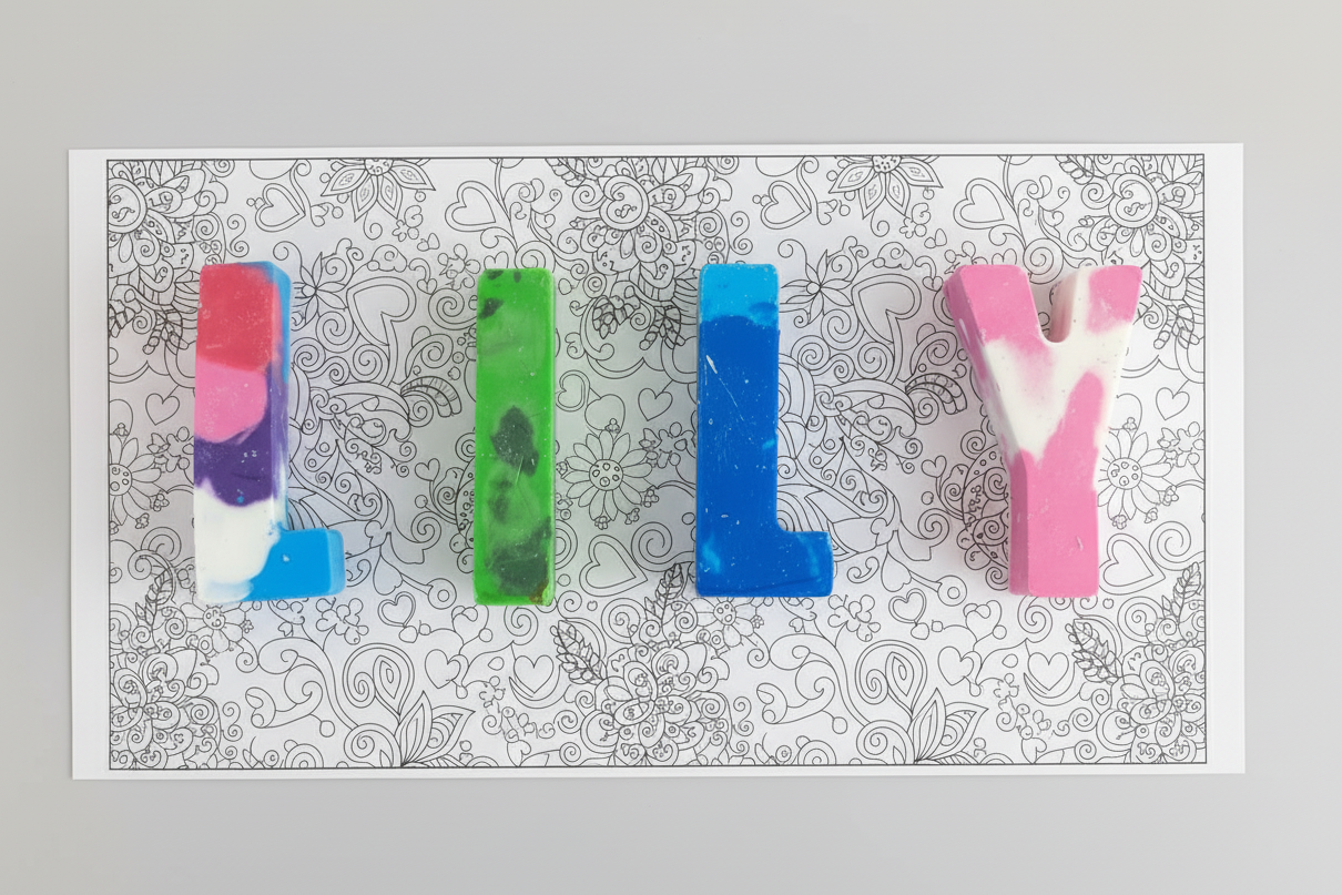 Color Your ABCs – Letter Crayons