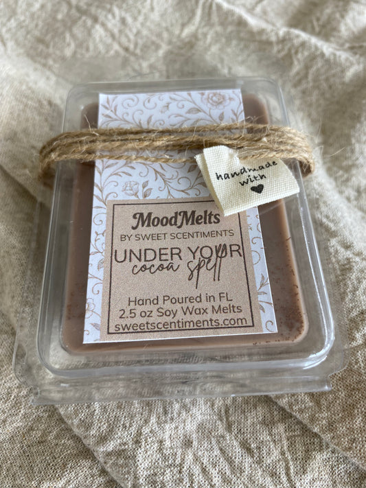 MoodMelts™ Under Your Cocoa Spell – Chocolate Scented Soy Wax Melts