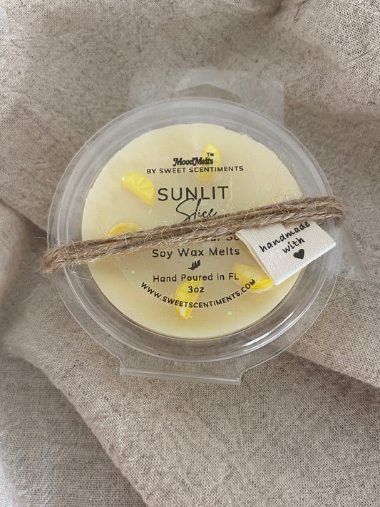 MoodMelts™ Sunlit Slice – Lemon Bar Dessert Scented Soy Wax Melts