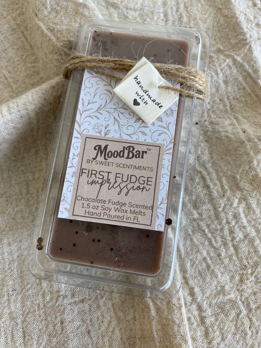 First Fudge Impression – Chocolate Fudge Scented Soy Wax Melts – MoodBar™ (Limited Edition)