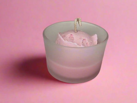 Pink Sugared Happiness – Sugared Berry Crème Soy Wax Candle