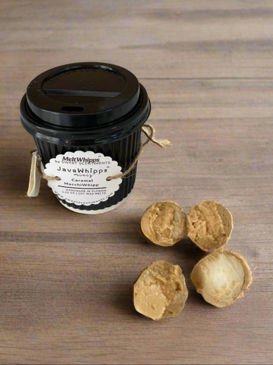 JavaWhipps™ Minis – Caramel MacchiWhipp™ – MeltWhipps™ Soy Wax Melts