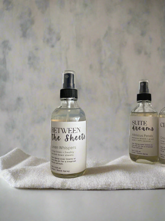 Between the Sheets – Linen Whispers (Crisp Cotton Inspired) Linen Spray