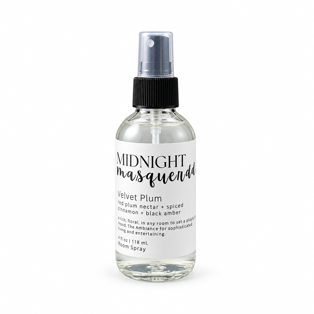 Midnight Masquerade | Velvet Plum Room + Linen Spray | Limited Edition
