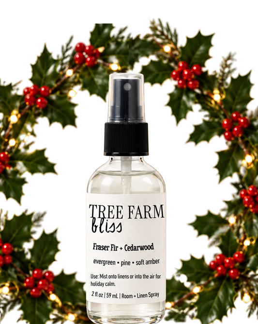 Tree Farm Bliss | Fraser Fir Room + Linen Spray | Limited Edition