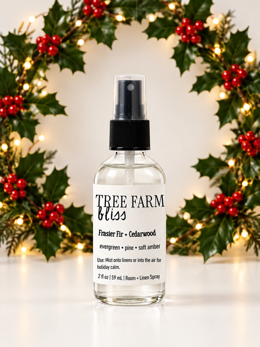 Tree Farm Bliss | Frasier Fir Room + Linen Spray | Limited Edition