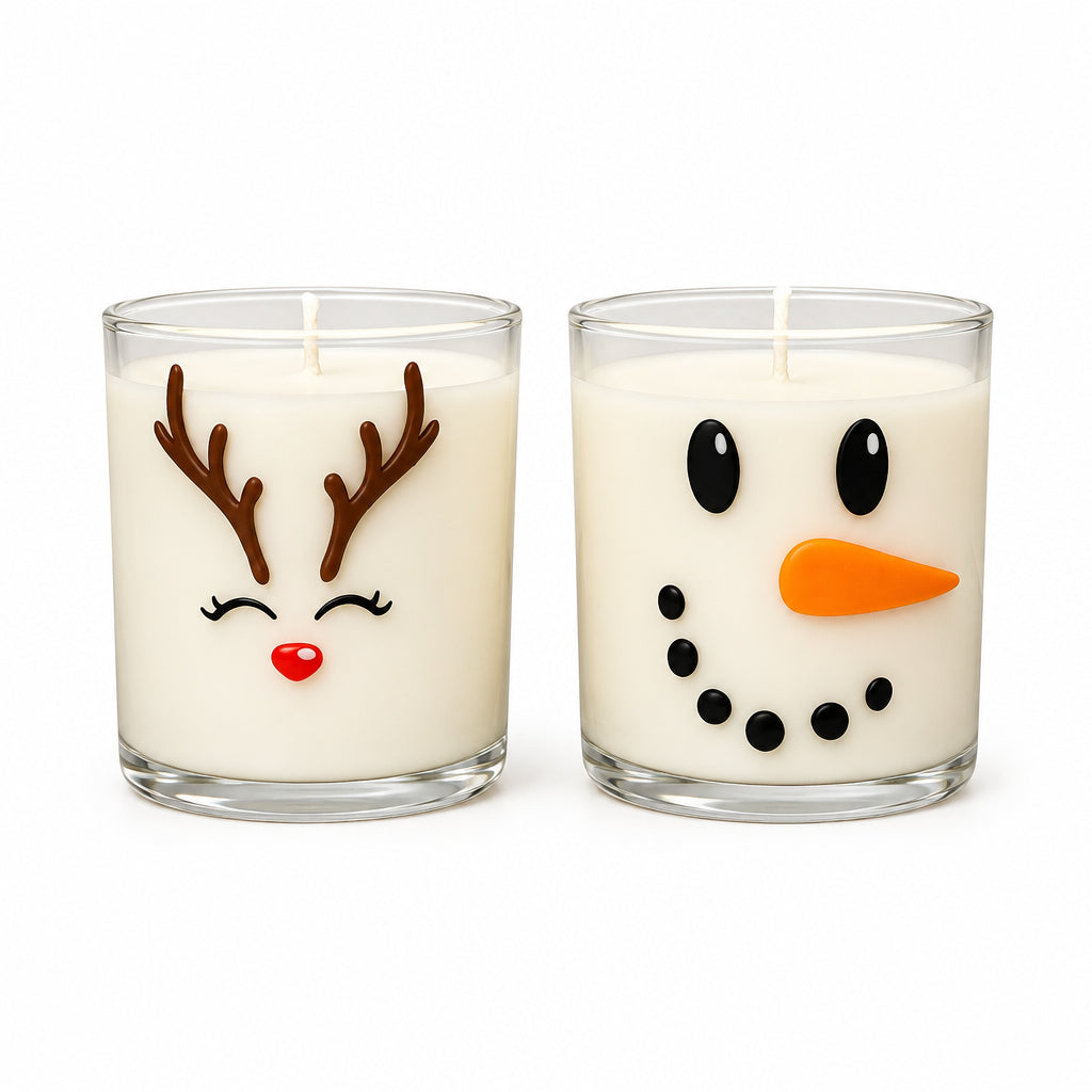 Gathered in Glow | Unscented Holiday Candle Gift Set