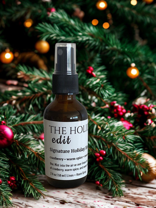 The Holiday Edit | Cranberry + Warm Spice | Room + Linen Spray